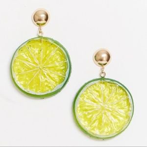 Monki Jewelry | Monki Lime Fruit Earrings | Poshmark