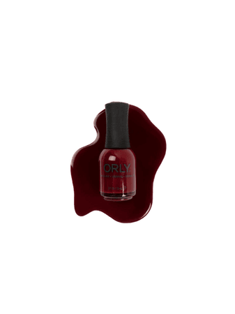 maroon manicure dark red nail polish
