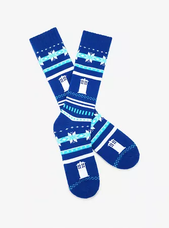 Doctor Who TARDIS Crew Socks