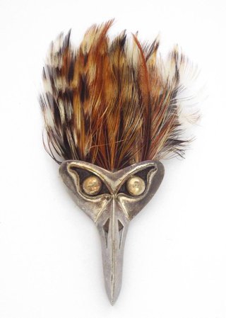 1970s Canada Spectacular HAIDA Vintage Feather | Etsy