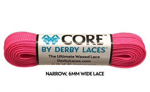 Hot Pink 60 inch (152 cm) CORE Shoelace by Derby Laces (NARROW 6MM WIDE LACE) – Derby Laces