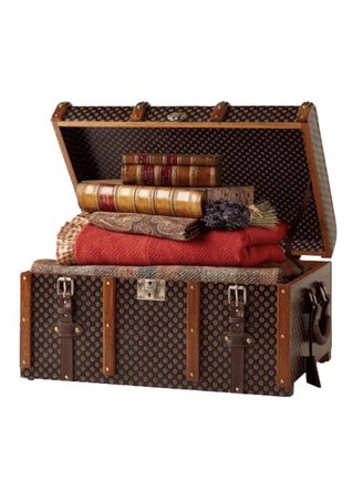 brown suitcase vintage books filler png