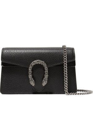 Gucci | Dionysus super mini textured-leather shoulder bag | NET-A-PORTER.COM
