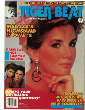 Tiger Beat Magazine July 1985 Melissa Gilbert Prince Rick Springfield Tommy Shaw | eBay