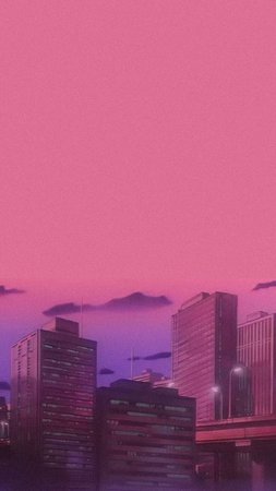pink anime background