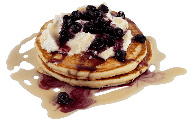 Blueberry & Ricotta Pancakes