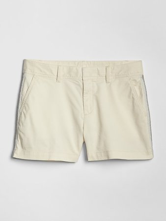 3" City Shorts with Embroidered Side-Stripe | Gap