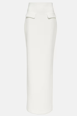 High-rise crêpe maxi skirt $755 - MÔNOT