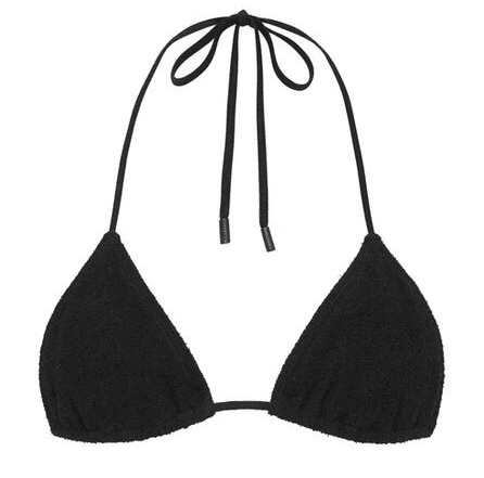 black triangle bikini top