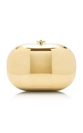 Elina Electric Mirrored 18K Gold Shoulder Bag by Jeffrey Levinson | Moda Operandi