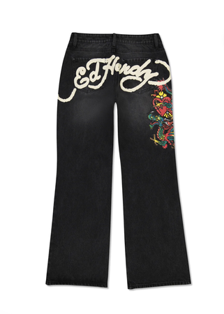 Ed Hardy Low Rise Jeans