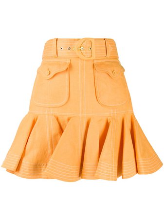 Zimmermann Super Eight Safari Skirt - Farfetch