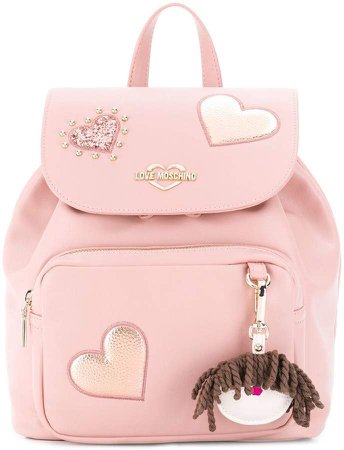 heart patch backpack