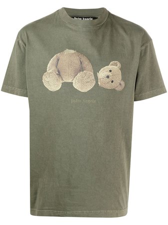 Palm Angels Logo bear-print T-shirt - Farfetch