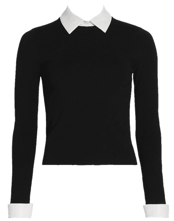 sweater with collar png
