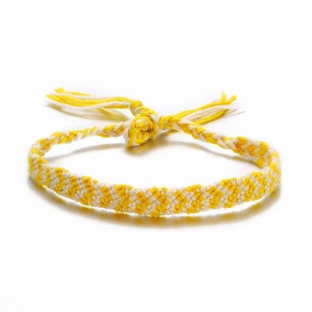 yellow friendship bracelet - Google Search