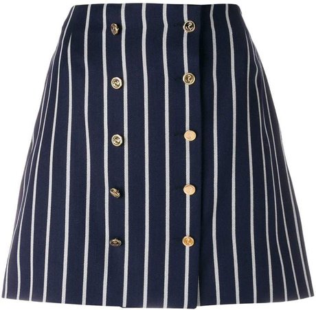 Pinstripe Mini Skirt