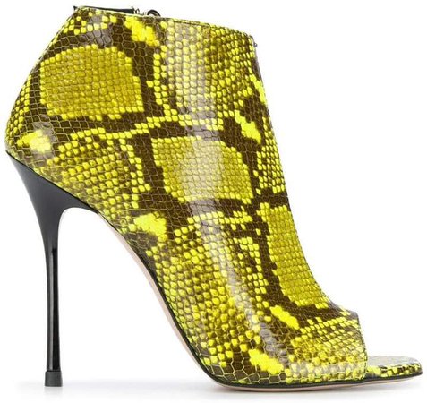 Marc Ellis snakeskin pattern boots