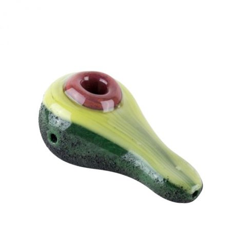 Empire Glassworks Avocadope Hand Pipe with Frit Finish | Grasscity.com