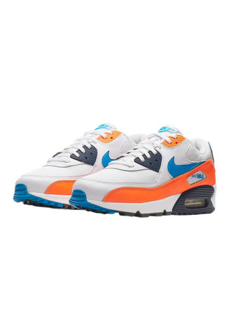 Nike Air Max 90 Releases In A Vintage Friendly Blue And Orange shoes