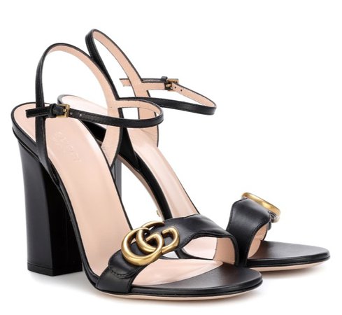 Gucci Marmont Heeled Sandals