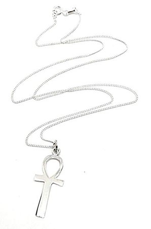 Eclectic Shop Uk Real Sterling Silver Ankh Cross Pendant Egyptian Egypt Chain Necklace 925 Sterling Silver Jewellery Boxed: Amazon.co.uk: Jewellery