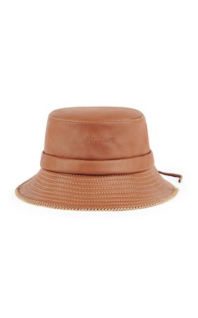Le Bob Mentalo Leather Hat By Jacquemus | Moda Operandi