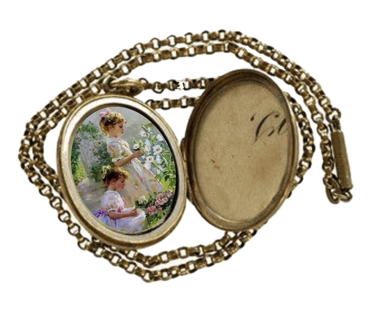 locket with picture