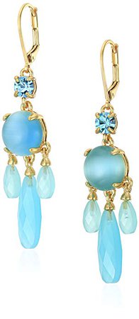 Amazon.com: kate spade new york Semi Precious Turquoise Chandelier Earrings: Clothing