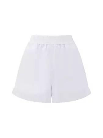 Birdie Linen Shorts Linen White | French Connection US