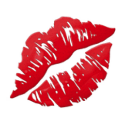 lipstick kiss mark - Google Search