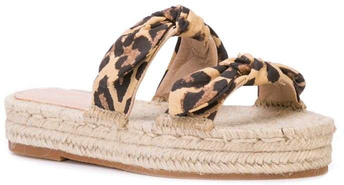 Daisy leopard sandals
