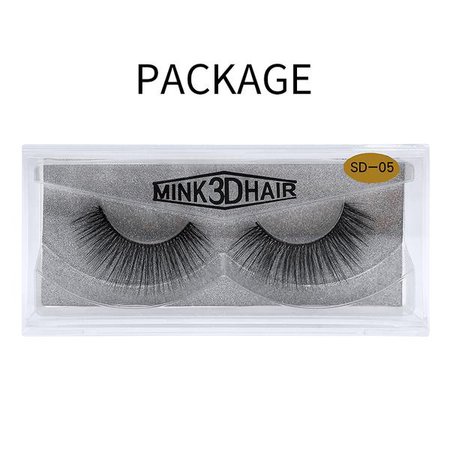 3D Mink Eyelash Cheap Natural Long Cluster Best False Lashes SD-05 – crazyeyelash