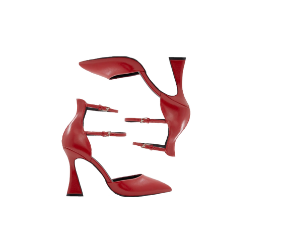 rebbie_irl’s red flared heels | BIANCAH CALL IT SPRING