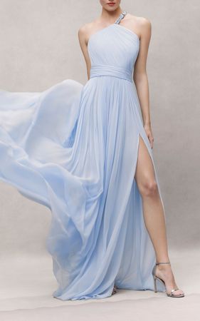 Crystal-Embellished Chiffon Gown By Pamella Roland | Moda Operandi