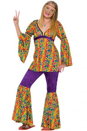 Purple Haze Hippie Teen Costume