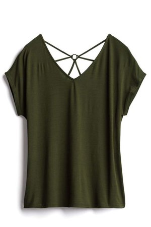 olive green top