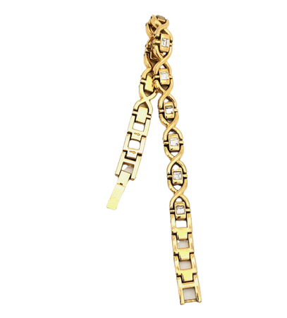 vintage gold diamanté bracelet