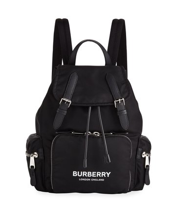 Burberry Nylon Medium Drawstring Backpack