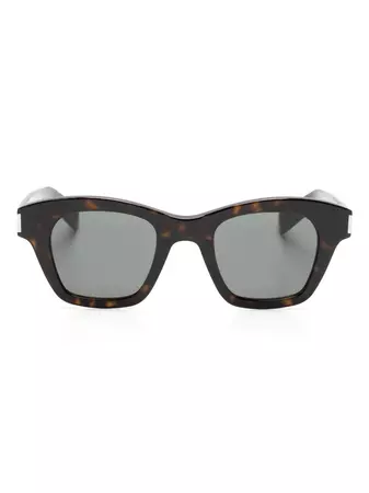 Saint Laurent Eyewear SL 592 square-frame Sunglasses - Farfetch