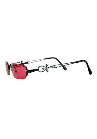Vampire Sunglasses (Red Lenses)