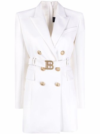 Vestido estilo blazer con logo B Balmain - Compra online - Envío express, devolución gratuita y pago seguro