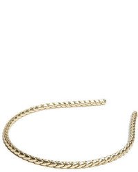 L. Erickson Braided Headband Metallic Gold | Where to buy & how to wear