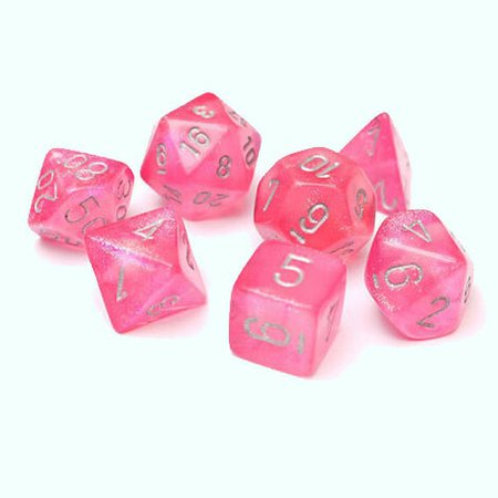 chessex pink/silver borealis