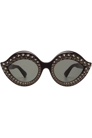 Cat Eye Sunglasses with Crystals Gr. One Size