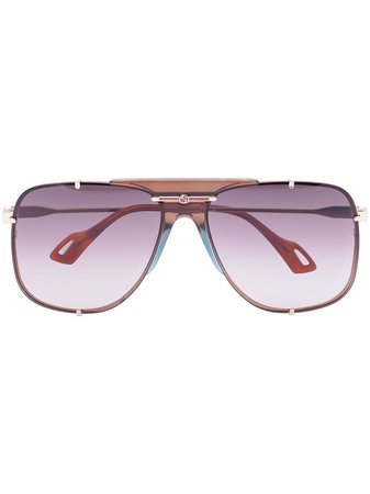 Gucci Eyewear Gradient pilot-frame Sunglasses - Farfetch