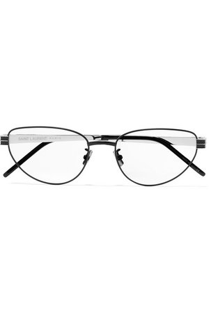 SAINT LAURENT | Oval-frame optical glasses | NET-A-PORTER.COM