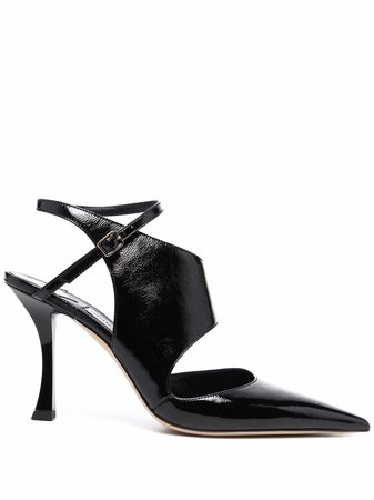 Jimmy Choo cut-out Detail pointed-toe Pumps - Farfetch