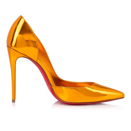 IRIZA 100 GOLD SPECCHIO/LAMINATO - Women Shoes - Christian Louboutin