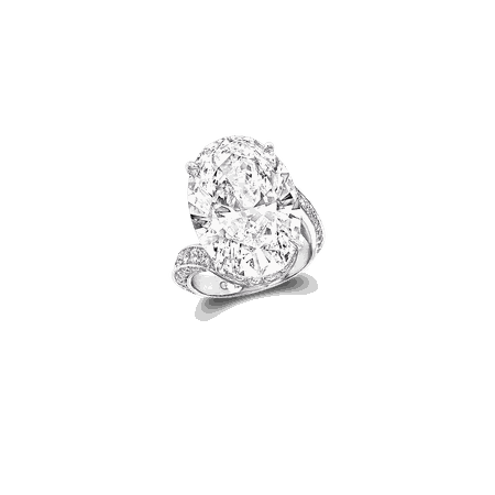 Oval Shape Diamond Ring, 15.20 ct Flawless Oval Shape Diamond | Graff